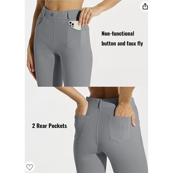 WILLIT Women's Size XS Petite Yoga Dress Pants/ Bootcut/ Stretch - Picture 7 of 9